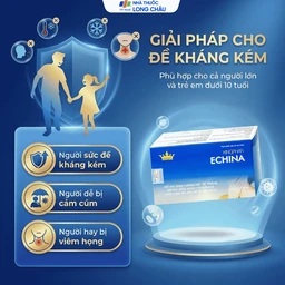 Viên uống hỗ trợ tăng cường sức đề kháng, giúp giảm nguy cơ cảm cúm, viêm họng Echina Kingphar (3 vỉ x 10 viên) 4