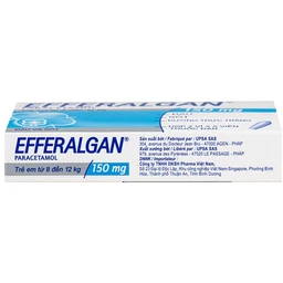 Thuốc đặt trực tràng Efferalgan 150mg UPSA SAS giảm đau, hạ sốt (2 vỉ x 5 viên) 3