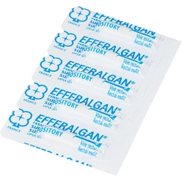 Thuốc đặt trực tràng Efferalgan 150mg UPSA SAS giảm đau, hạ sốt (2 vỉ x 5 viên) 5