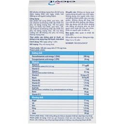 Elevit Dha Pregnancy là thực phẩm bổ sung khoáng chất thiết yếu cho phụ nữ chuẩn bị mang thai, đang mang thai và cho con bú (2 vỉ x 15 viên) 3