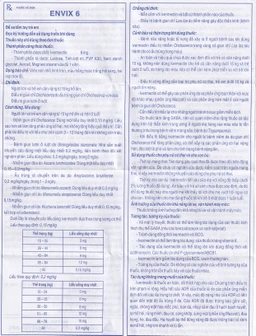 Thuốc Envix 6 Meyer - BPC điều trị giun chỉ Onchocerca, giun lươn ở ruột (2 vỉ x 2 viên)