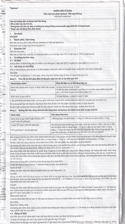 Thuốc Epclusa 400mg/100mg Gilead điều trị viêm gan C mãn tính (28 viên)