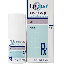 Gel Epiduo 0.1%/2.5% Galderma điều trị mụn trứng cá (15g) 1