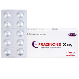 Thuốc Eprazinone 50mg Mebiphar điều trị viêm phế quản, suy hô hấp mạn tính (30 viên) 1