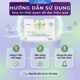 Viên uống Estromineral Meda hỗ trợ tăng cường nội tiết tố (3 vỉ x 10 viên) 5