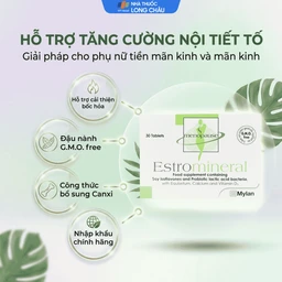 Viên uống Estromineral Meda hỗ trợ tăng cường nội tiết tố (3 vỉ x 10 viên) 2