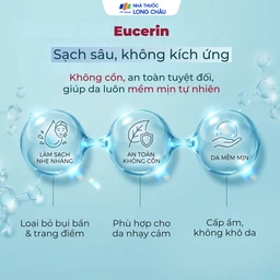 Nước tẩy trang Eucerin Dermato Clean Micellar 3 in 1 dành cho da nhạy cảm (400ml)