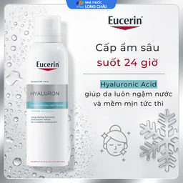 Xịt khoáng Eucerin Hyaluron Mist Spray cung cấp độ ẩm, làm dịu da (150ml)