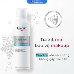 Xịt khoáng Eucerin Hyaluron Mist Spray cung cấp độ ẩm, làm dịu da (150ml)