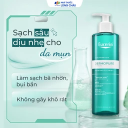Gel rửa mặt Eucerin Pro Acne Cleansing Gel dành cho da nhờn, mụn (400ml)