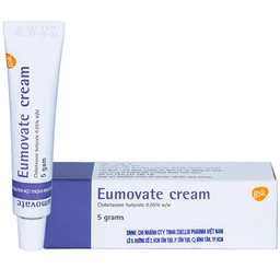 Kem Eumovate Cream GSK giảm các triệu chứng viêm và ngứa các bệnh về da (5g) 1