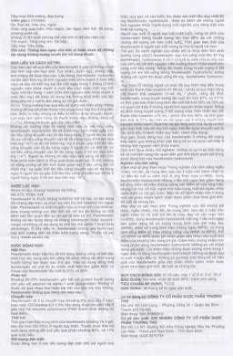 Thuốc Exopadin 60mg Trường Thọ điều trị viêm mũi dị ứng, mày đay (3 vỉ x 10 viên) 