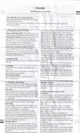 Thuốc Ferrola Worwag điều trị thiếu máu do thiếu sắt (5 vỉ x 10 viên)