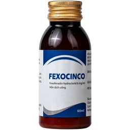 Thuốc Fexocinco 6mg Hà Nam điều trị triệu chứng viêm mũi dị ứng theo mùa và mày đay mạn tính (60ml) 2