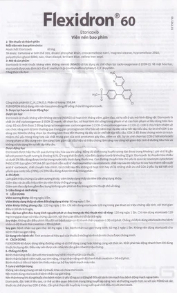 Thuốc Flexidron 60 Abbott giảm triệu chứng viêm xương khớp, viêm khớp dạng thấp (3 vỉ x 10 viên)