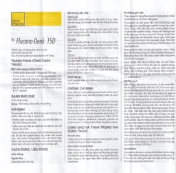 Thuốc Flucona-Denk 150mg điều trị nhiễm nấm candida ở người lớn (1 viên)