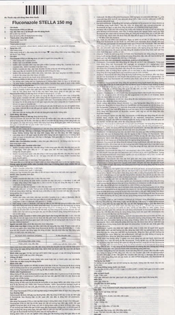 Thuốc Fluconazole Stella 150mg điều trị nhiễm nấm (1 vỉ x 1 viên)