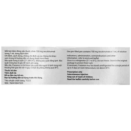 Bút tiêm đóng sẵn Fraizeron 150mg Novartis điều trị vảy nến thể mảng, viêm khớp vảy nến, viêm cột sống dính khớp 2