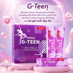 Siro bổ sung vitamin và khoáng chất cho bé gái trong giai đoạn tăng trưởng G-TEEN Kenko (30 gói x 15g) 5