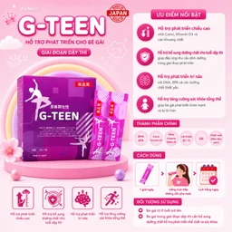 Siro bổ sung vitamin và khoáng chất cho bé gái trong giai đoạn tăng trưởng G-TEEN Kenko (30 gói x 15g) 3