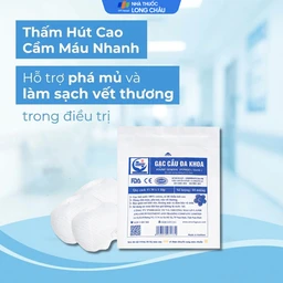 Gạc cầu đa khoa FI 30 x 1 lớp (10 miếng) dùng trong điều trị phẫu thuật, cầm máu, phá mủ, rửa vết thương 5