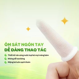 Gạc răng miệng Dr.Papie Starmed (30 gói) làm sạch và bảo vệ răng miệng cho bé