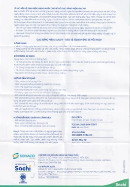 Gạc răng miệng Sachi cho bé sơ sinh (30 gói) làm sạch và bảo vệ răng miệng cho bé