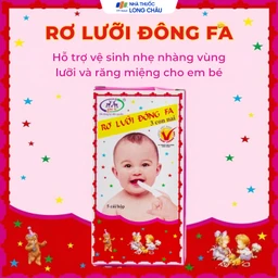 Gạc rơ lưỡi Đông Pha (5 cái) vệ sinh, làm sạch lưỡi, răng miệng cho bé 2