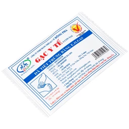 Gạc tiệt trùng Đông Pha nhỏ 5x6x8cm (10 miếng) sơ cứu vết thương, thấm máu và dịch tiết 6