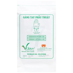 Găng tay phẫu thuật 7 Vglove dùng trong quá trình khám, chẩn đoán điều trị và phẫu thuật 10