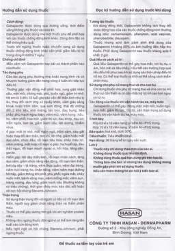 Thuốc Galeptic 300 Hasan điều trị hỗ trợ trong động kinh cục bộ (3 vỉ x 10 viên)