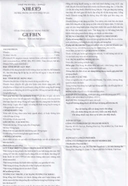 Thuốc Gefbin Medisun điều trị viêm mũi dị ứng, mề đay vô căn mạn tính (3 vỉ x 10 viên)