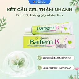 Kem bôi dịu da Baifem K 15g giảm ngứa, kích ứng, mẩn đỏ 4