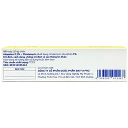 Gel bôi ngoài da Ciacca Davipharm điều trị tình trạng da bị mụn trứng cá nhẹ đến vừa (10g) 3