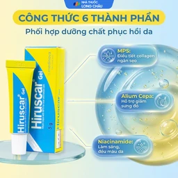 Gel bôi Hiruscar giúp làm mờ vết sẹo (5g) 3