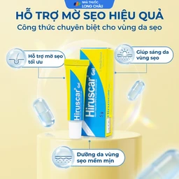 Gel bôi Hiruscar giúp làm mờ vết sẹo (5g) 2