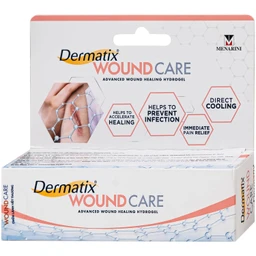 Gel bôi vết thương hở Dermatix Wound Care Menarini giúp làm lành nhanh vết thương và bỏng (Hộp 20g)