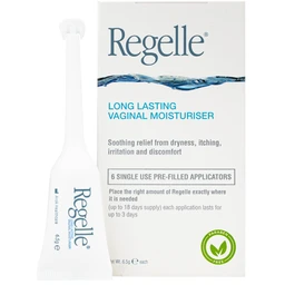 Gel phụ khoa Regelle hộp (6 tuýp) giúp giữ ẩm, giảm nhanh các triệu chứng khô, ngứa rát, khó chịu của âm đạo 1