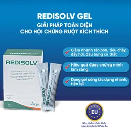 Gel Redisolv Aurora điều trị hội chứng ruột kích thích (IBS) (14 gói) giảm ngay triệu chứng tiêu chảy, đầy hơi, chướng bụng, rối loạn phân