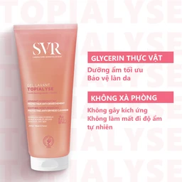 Gel rửa mặt dưỡng ẩm dành cho da khô và da nhạy cảm SVR Topialyse Gel Lavant 200ml 3