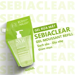 Gel rửa mặt SVR Sebiaclear Moussant làm sạch và giảm dầu cho da dầu (400ml) 2