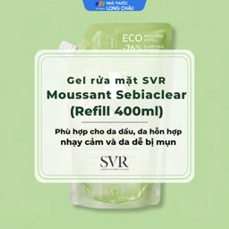 Gel rửa mặt SVR Sebiaclear Moussant làm sạch và giảm dầu cho da dầu (400ml)