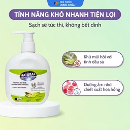 Gel rửa tay khô Natural Hand Sanitizer sát khuẩn, làm sạch tay (250ml) 5
