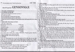 Kem bôi da Gensonmax Quapharco giảm biểu hiện viêm của các bệnh về da (10g)