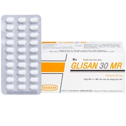 Thuốc Glisan 30 MR Hasan điều trị đái tháo đường típ 2 (10 vỉ x 30 viên) 1