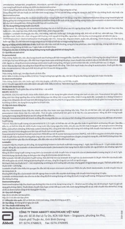 Thuốc Glotadol Cold Glomed hỗ trợ giảm đau, hạ sốt (10 vỉ x 10 viên)