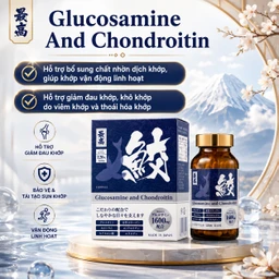 Viên uống giúp giảm đau khớp, khô khớp, bổ sung chất nhờn dịch khớp Glucosamine And Chondroitin Jpanwell (120 viên) 3