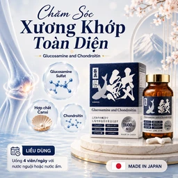 Viên uống giúp giảm đau khớp, khô khớp, bổ sung chất nhờn dịch khớp Glucosamine And Chondroitin Jpanwell (120 viên) 5
