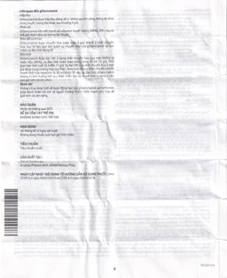 Thuốc Glucovance 500mg/2.5 mg Merck điều trị tiểu đường típ 2 (2 vỉ x 15 viên)