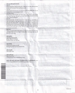 Thuốc Glucovance 500mg/5mg Merck điều trị bệnh đái tháo đường típ 2 (2 vỉ x 15 viên)